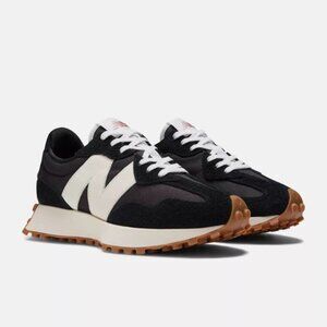 NIB NEW BALANCE 327 WOMEN'S - Black with White and Mineral Red